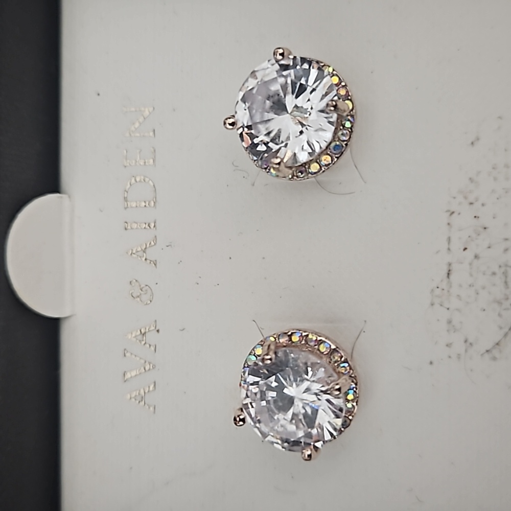 Ava & Aiden CZ Studs